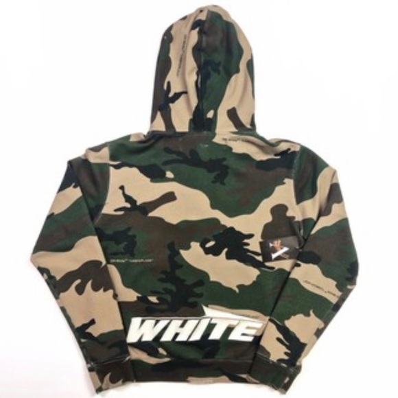 Off-White c/o Virgil Abloh Camo Zip Up Hoodie - Picture 4 of 4